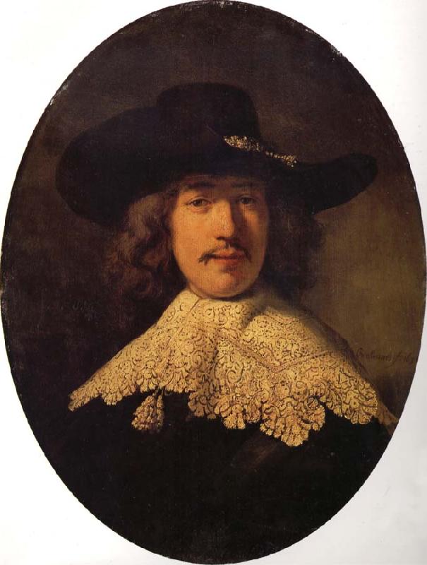 REMBRANDT Harmenszoon van Rijn Young Man With a Moustache